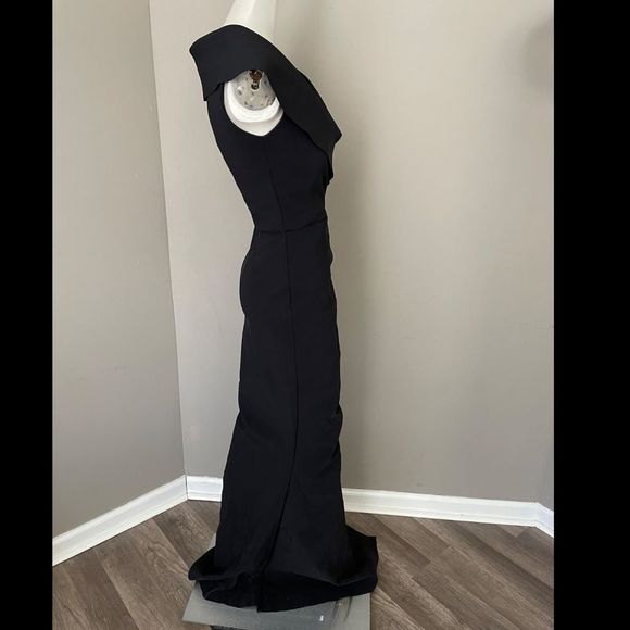 Chiara Boni La Petite Robe Cocoon Collar Trumpet Dress Size 48 (12) $995 - Picture 5 of 8